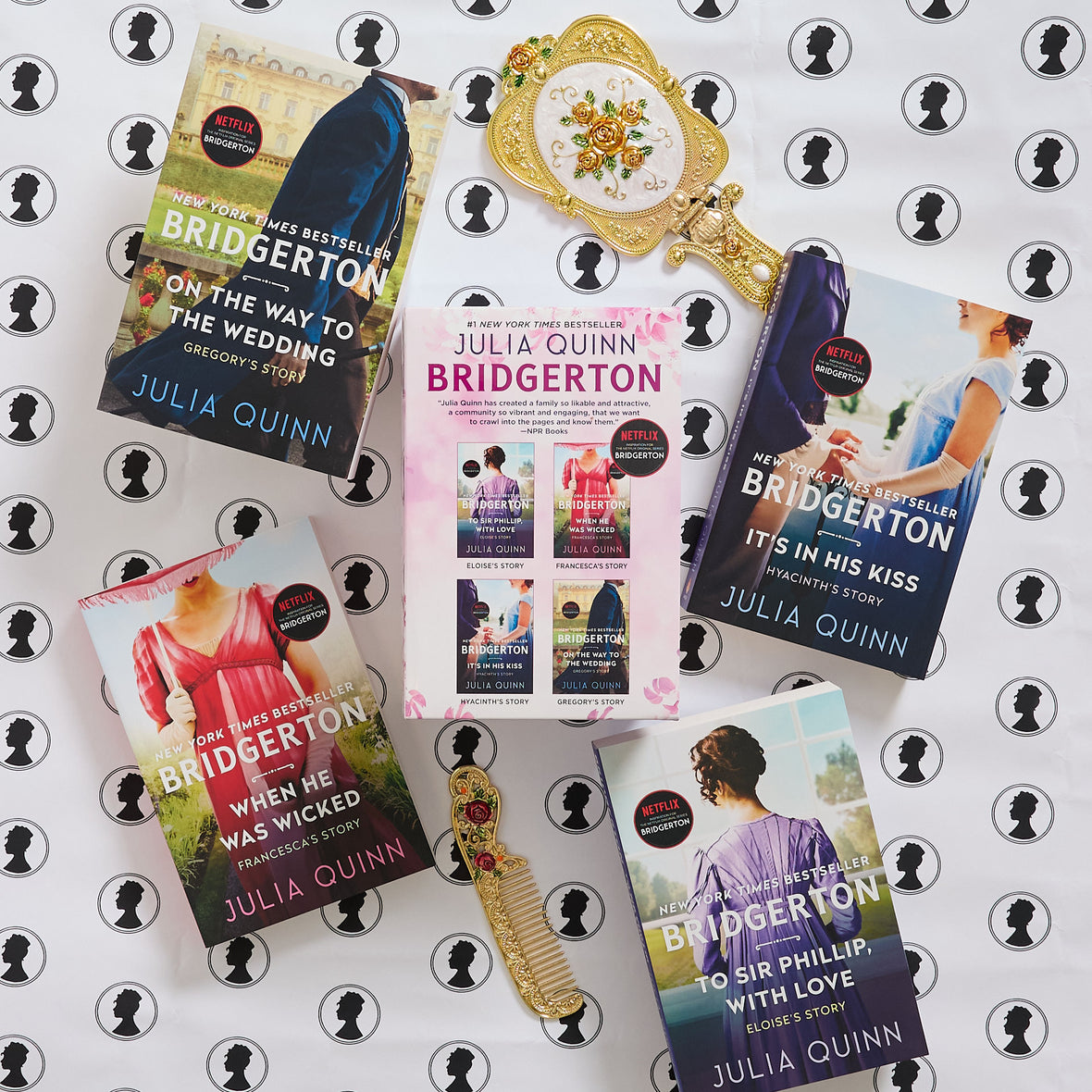Bridgerton Boxed Set 5-8: To Sir Phillip, With Love / When He Was Wicked / It’s in His Kiss / On the Way to the Wedding