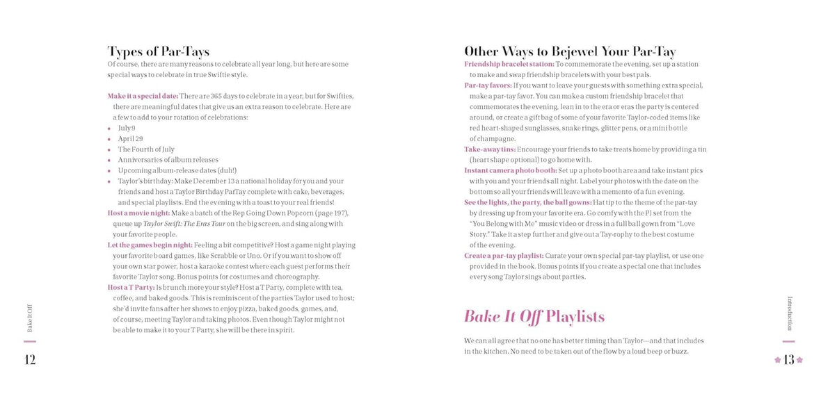 Bake It Off: An Unofficial Taylor Swift-Inspired Cookbook for Every Era, from Breakfast to Midnights