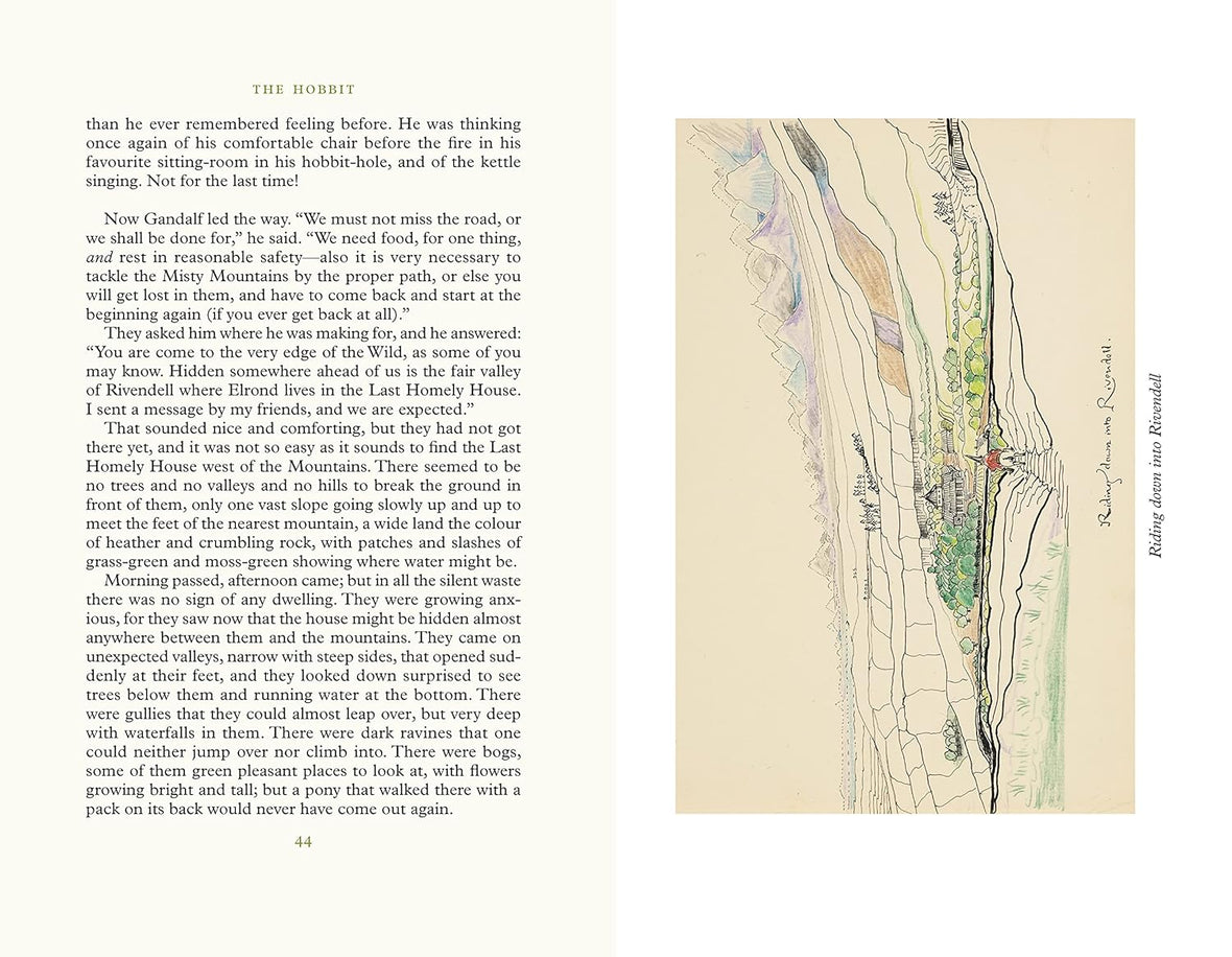 The Hobbit Illustrated by the Author: Illustrated by J.R.R. Tolkien