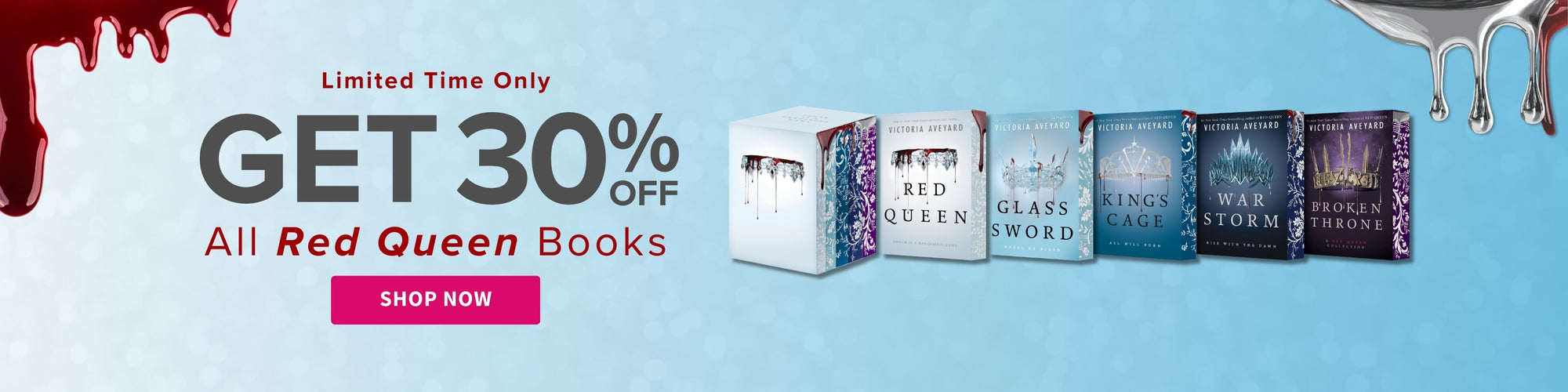Limited Time Only Get 30% off All Red Queen Books - Shop Now