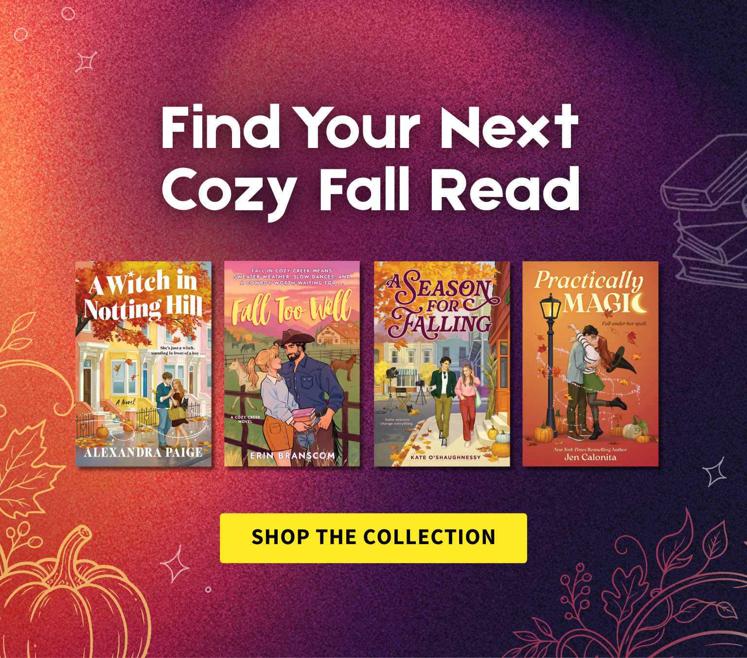 Find Your Next Cozy Fall Read - Shop the Collection