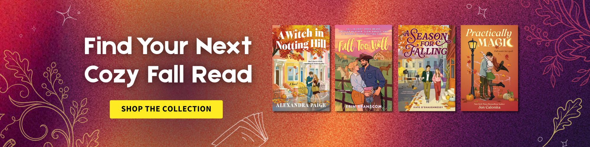 Find Your Next Cozy Fall Read - Shop the Collection