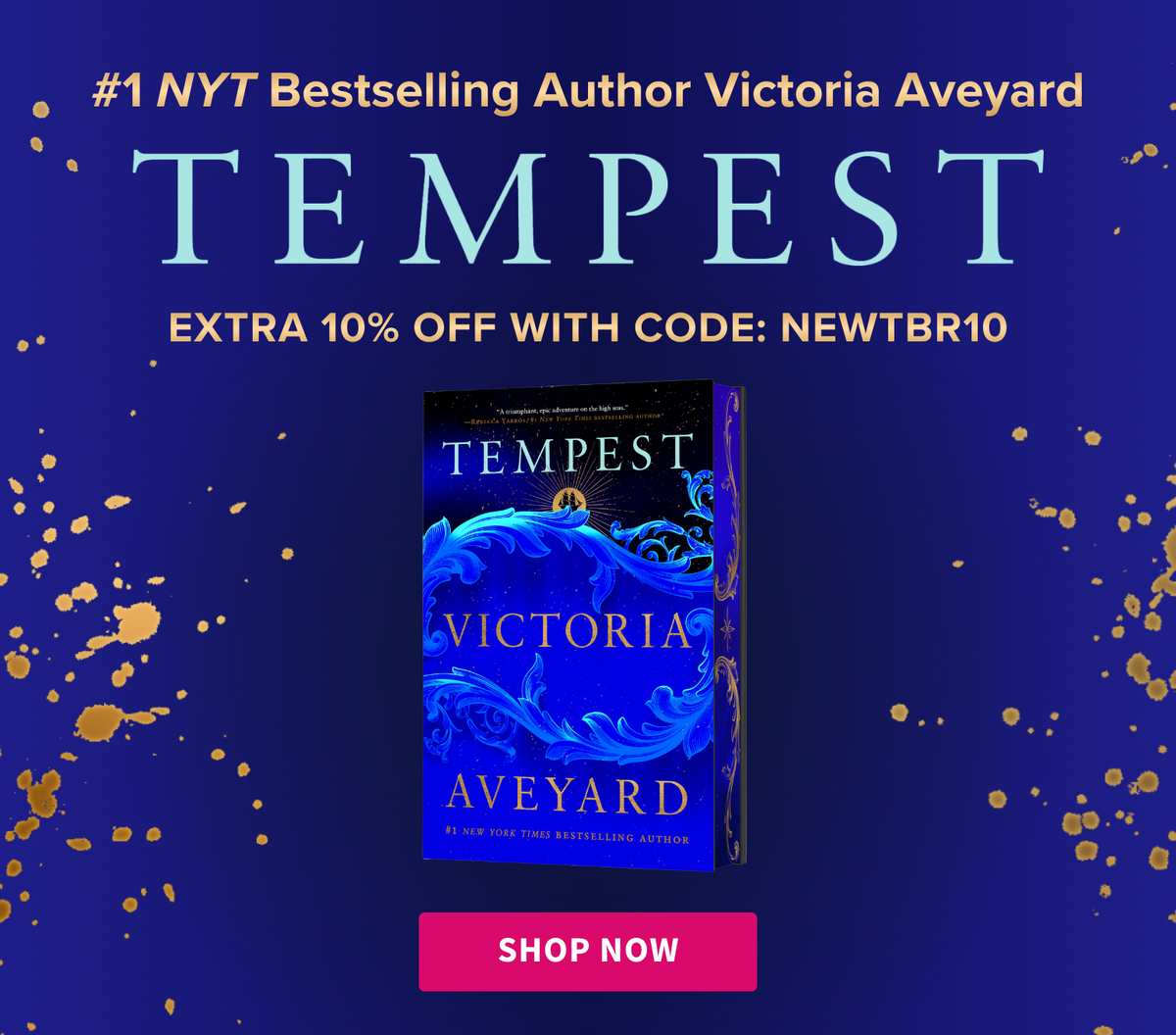 #1 NYT Bestselling Author Victoria Aveyard - Tempest - Extra 10% off with code NEWTBR10 - Shop Now